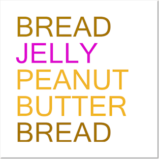 Peanut Butter Jelly Type Posters and Art